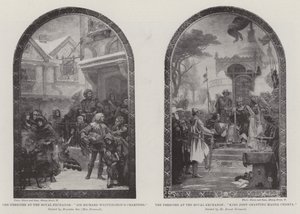 Los Frescos en el Royal Exchange de Henrietta Rae